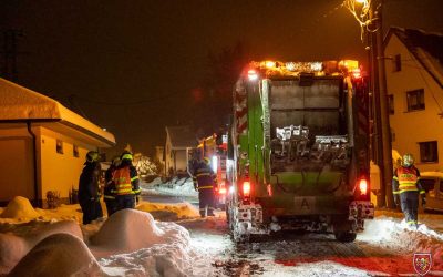 Stovky událostí řešili hasiči na území Moravskoslezského kraje v souvislosti se zimním počasím