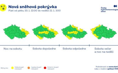 Meteorologové varují před novou sněhovou pokrývkou a sněhovými jazyky