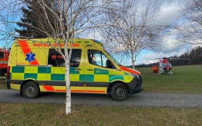 Čtyři zranění při nehodě na Opavsku: tříletý chlapec utrpěl těžké poranění hlavy