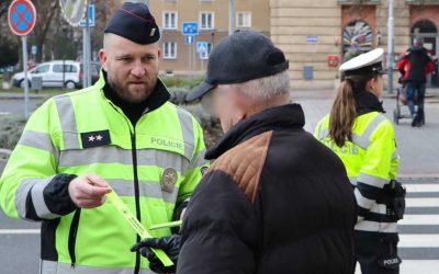 Moravskoslezský kraj: Proběhla dopravní akce zaměřená na bezpečnost chodců a cyklistů v silničním provozu