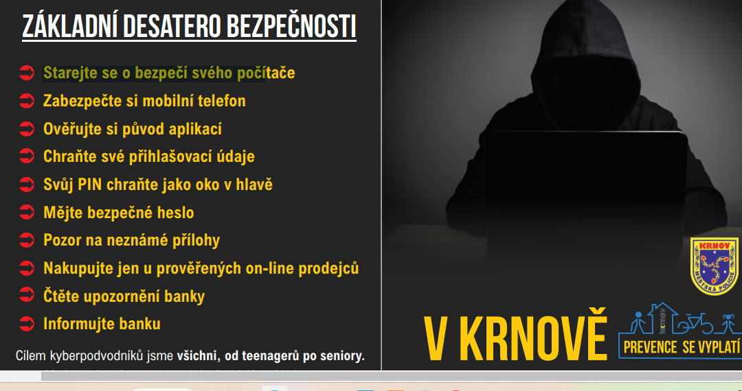V Krnově na internetu bezpečně