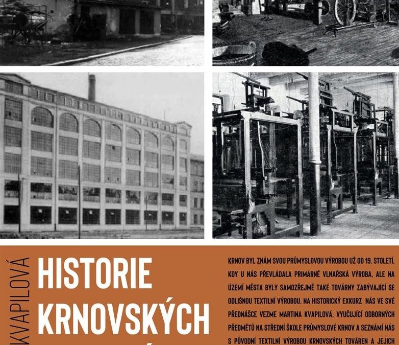 Městská knihovna Krnov  zve na přednášku – Historie krnovských textilních továren