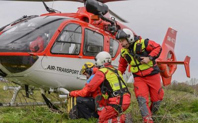 Proběhl výcvik ostravských leteckých záchranářů