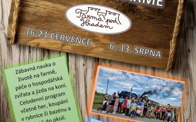 Farma v krásné přírodě Osoblažka pořádá již 3.ročník farmářských táborů