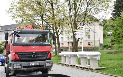 Rýmařov: V parku u autobusového nádraží byla instalována část sousoší nesoucího název Čarokruh