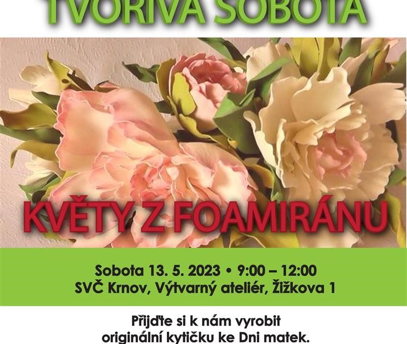 Přijďte si vyrobit kytičku pro maminku