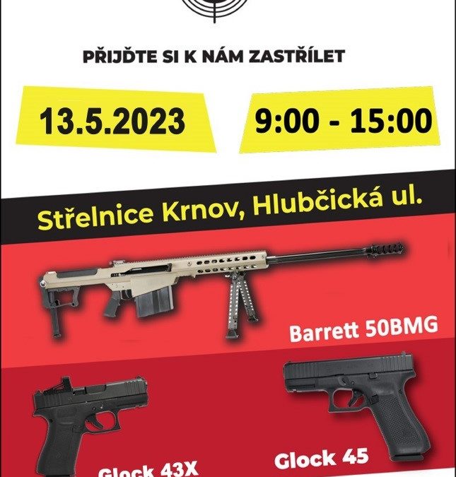 Krnovská střelnice zve na předváděcí akci zbraní