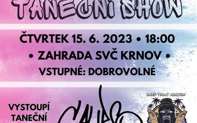 Na zahradě SVČ Krnov proběhne taneční show skupiny Calipso dance