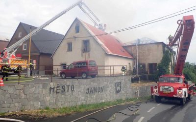 V Janově hořelo bývalé kino