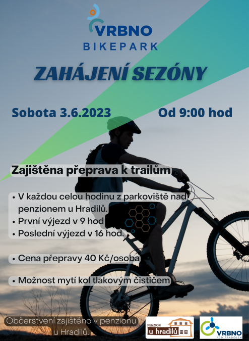 V sobotu zahájí sezónu v bikeparku pod Vysokou horou ve Vrbně