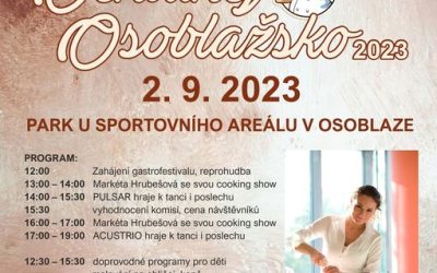 Gastrofestival Ochutnej Osoblažsko opět oživí zářijovou sobotu