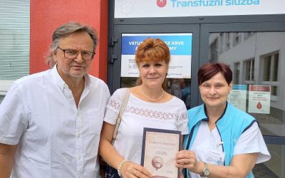 „Poletíte!“ zaznělo z AGEL Transfúzní služby