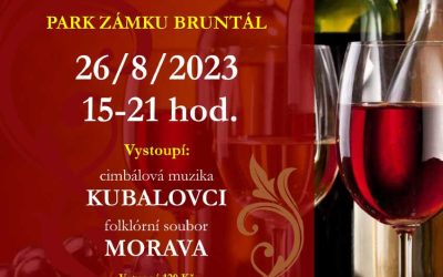 Zámek Bruntál zve na druhý ročník Letních slavností vína