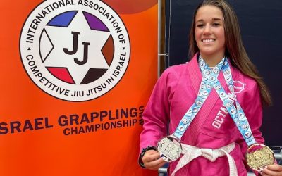 Krnov: Veronika Zajícová se minulý týden zúčastnila mistrovství  Izraele v grapplingu