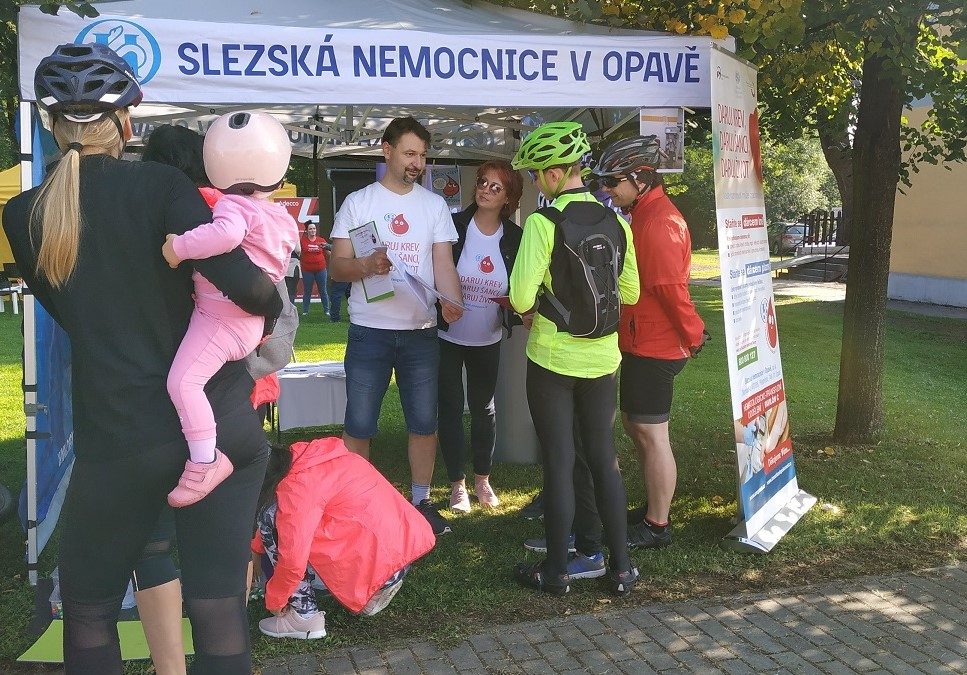 Pracovníci transfuzního oddělení budou na trase cyklovýletu Opava – Krnov