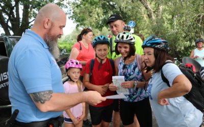 Připomněli cyklistům pravidla silničního provozu