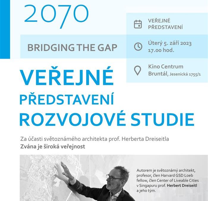 Světoznámý architekt Herbert Dreiseitl představí v Bruntále práci pro město