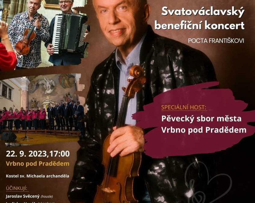 Tóny houslí Jaroslava Svěceného zítra rozezní kostel ve Vrbně