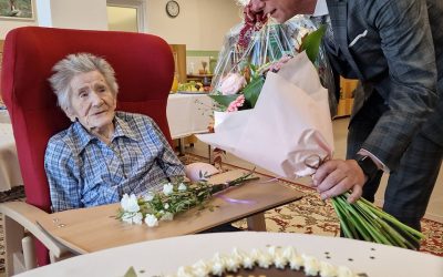 Paní Božena Marková slaví 101. narozeniny