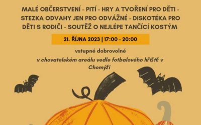 Český svaz chovatelů Krnov-Chomýž vás zve na premiérovou Halloween párty