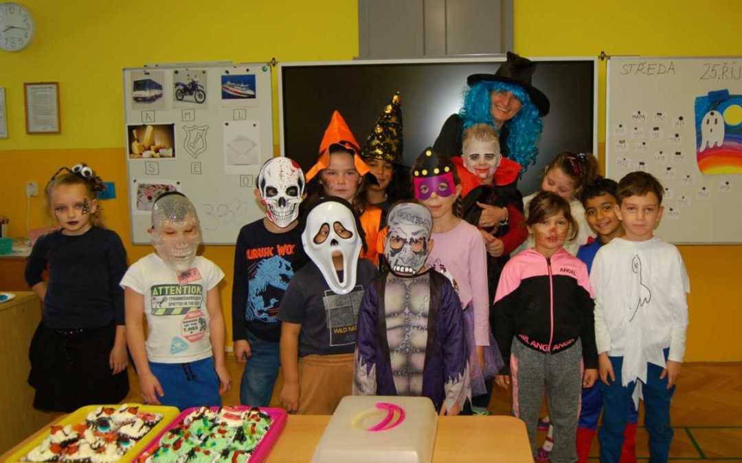 Osoblaha: Děti si Halloweenský den ve škole užily