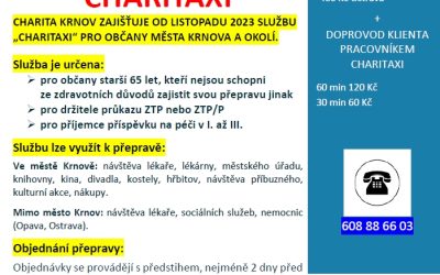 Nová služba v Krnově: Charitaxi