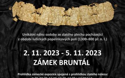 Bruntál: Zlatý šperk nalezený před rokem na Opavsku skrývá tajemství