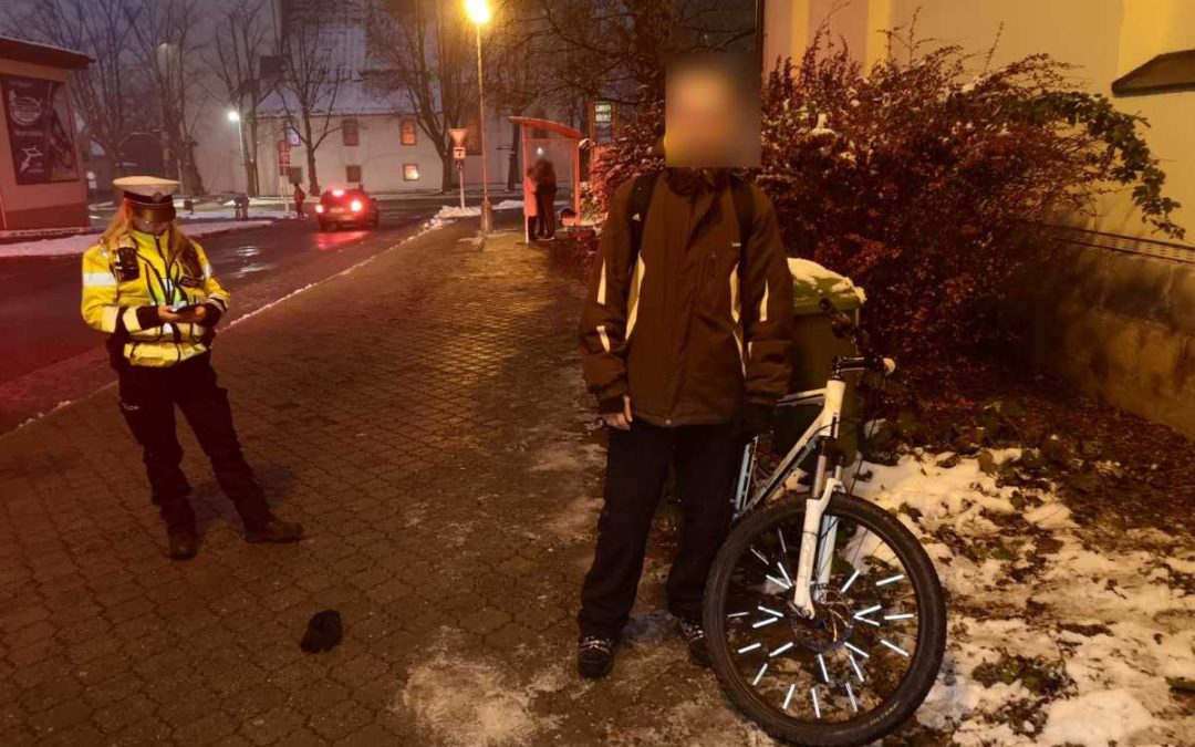 Moravskoslezský kraj: Policisté se zaměřili na viditelnost chodců a cyklistů