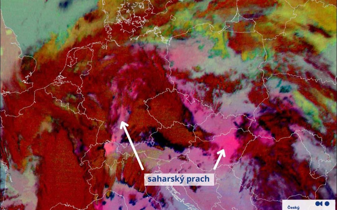 Saharský prach je tady