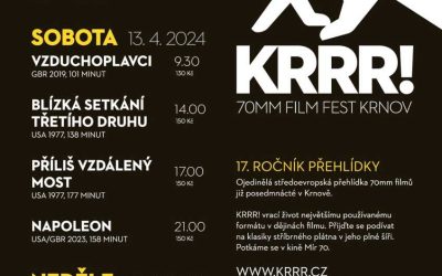 Krnovské kino bude hostit už 17. ročník filmové přehlídky KRRR!