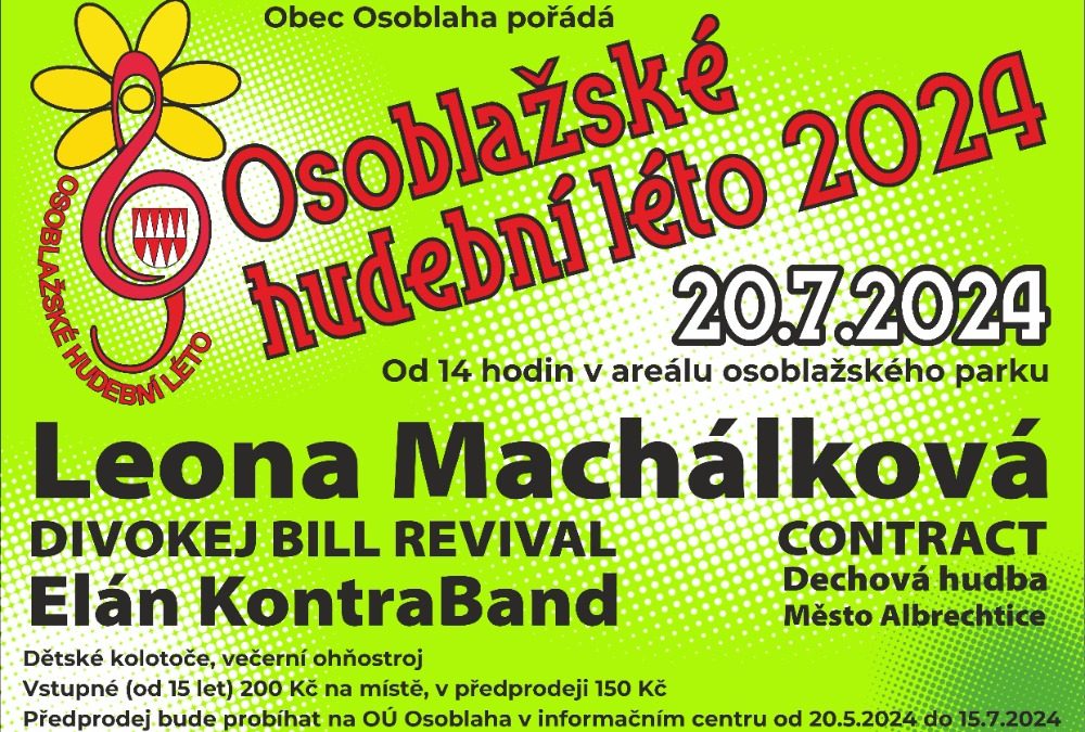 Osoblažské hudební léto se blíží