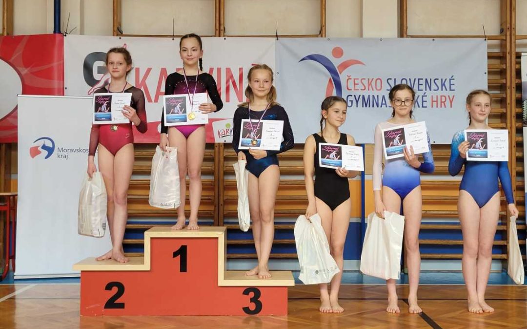 Jarní dvojboj v gymnastice: SG Krnov si odnáší šest medailí z Karviné