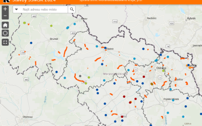 Moravskoslezský kraj: Nová aplikace ukazuje řidičům mapu silničních staveb v regionu