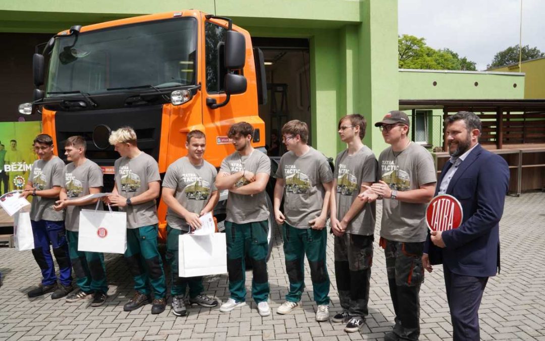 Studenti průmyslovky se mohou chlubit, že postavili Tatru