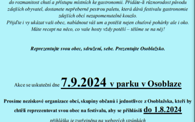 Pořadatelé přijímají přihlášky na 13. ročník gastrofestivalu Ochutnej Osoblažsko