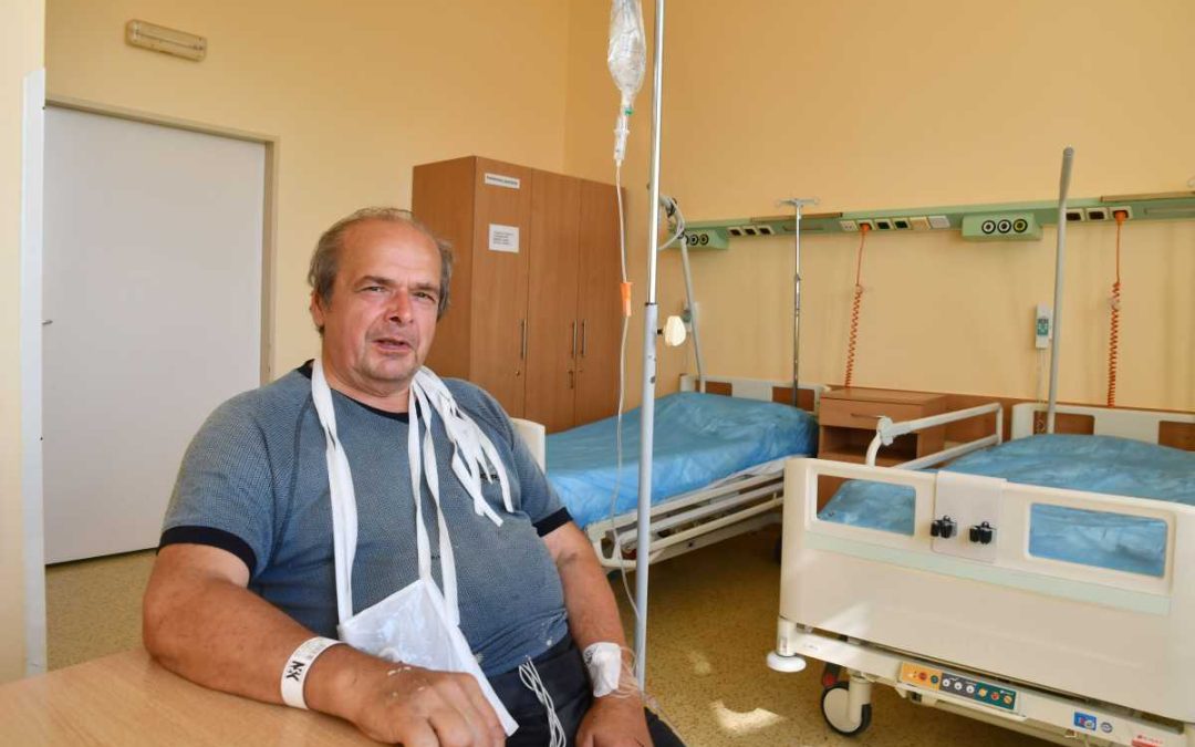 Senior přežil útok vos, byl hospitalizovaný v krnovské nemocnici