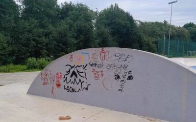 Rýmařov: Nový skatepark se stal terčem vandala