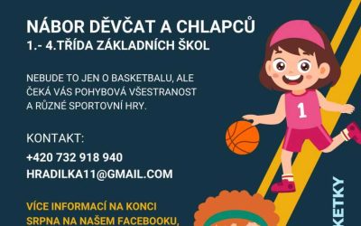 I vaše děti se mohou stát součástí legendárního krnovského basketu