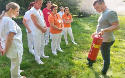 V rýmařovské nemocnici proběhlo pravidelné požární cvičení