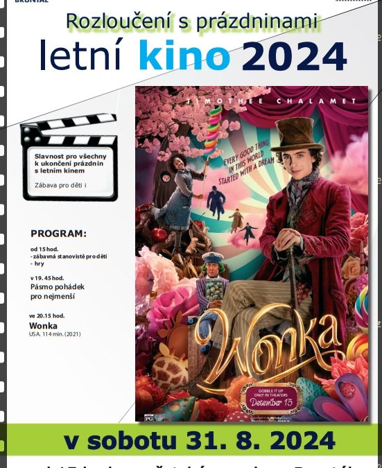 V Bruntále připravují rozloučení s prázdninami a letní kino 2024