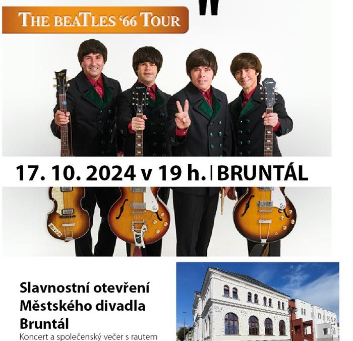 Bruntál: The Backwards – The Beatles *66 Tour – koncert k otevření divadla