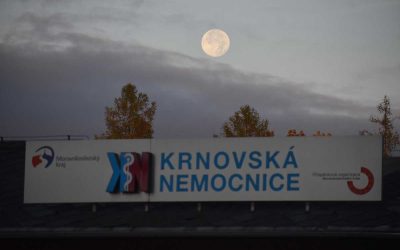 Nad krnovskou nemocnicí zářil největší a nejjasnější úplněk roku 2024