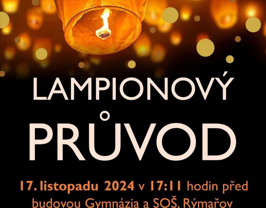 Od budovy rýmařovského gymnázia vyjde tradiční lampionový průvod