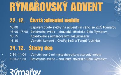 Rýmařov: Čtvrtou adventní svíci zapálí společně na náměstí Míru