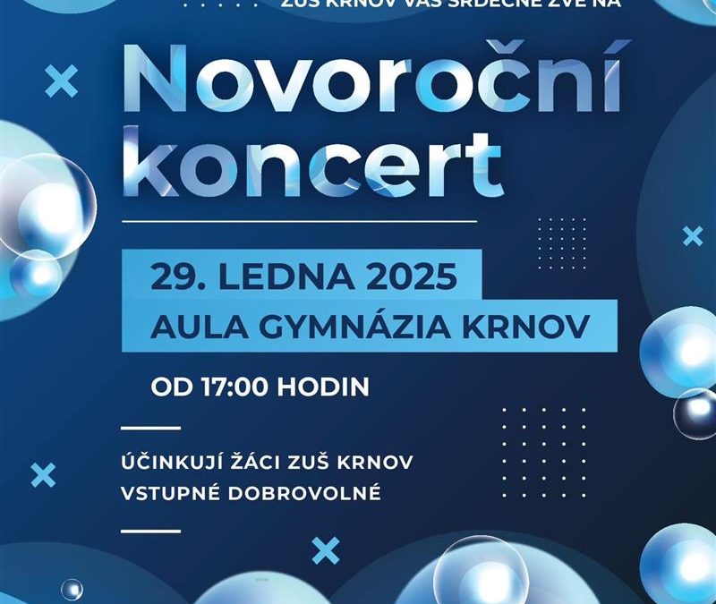 ZUŠ Krnov zve na Novoroční koncert