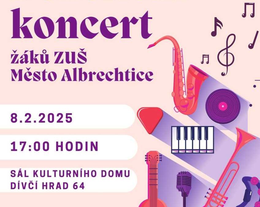 Dívčí Hrad: Základní umělecká škola Město Albrechtice zve na Benefiční koncert
