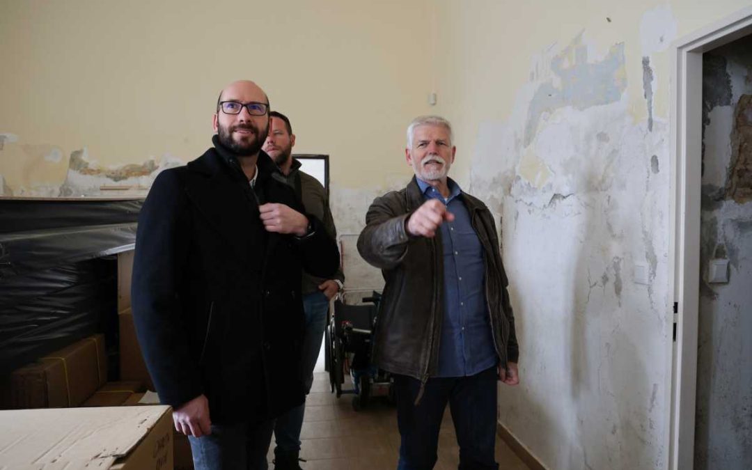 Krnov dnes navštívil prezident Petr Pavel