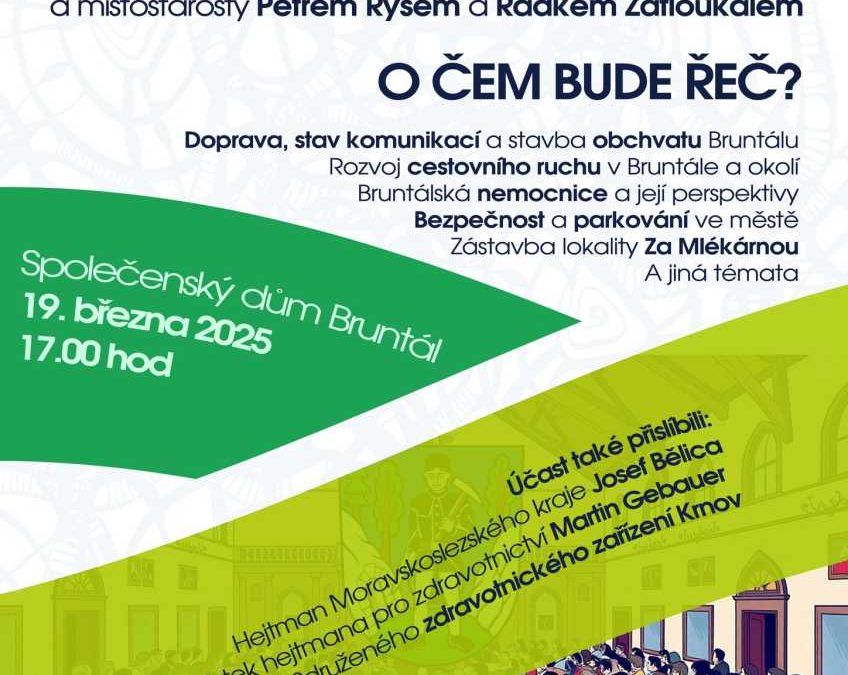 Co bude dále s bruntálskou nemocnicí? Kdy se bude bydlet v lokalitě Za Mlékárnou?