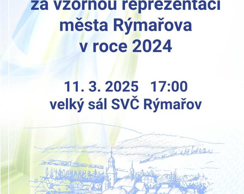 Rýmařov: Město opět ocení své reprezentanty
