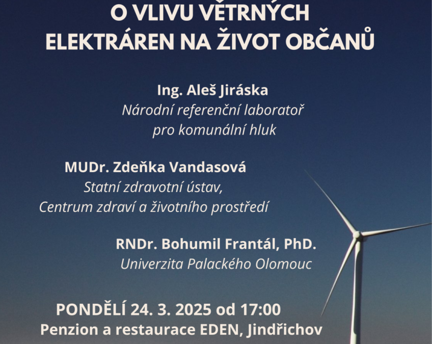 Osoblažsko: V Jindřichově proběhne beseda s odborníky o vlivu větrných elektráren na život občanů